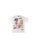 Cross-border summer new American-style trendy brand basic loose-fitting short-sleeve T-shirt with simple letter print design