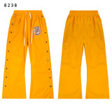 Cross-border American fashion brand Saint towel embroidered logo stand-up collar jacket and high street casual pants set for men and women