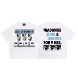 American trendy high street ERD 'Melancholic Rich Kid' retro print short-sleeve summer loose casual trendy couple's T-shirt for men