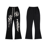 25ss cross-border foreign trade Hellstar American-style trendy brand high street loose-fitting unisex hoodie and casual pants set