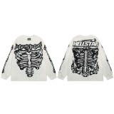 American trendy brand Hellstar autumn and winter long-sleeve base shirt, fashionable high street casual couple's sweatshirt
