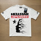25ss Summer New American Style Trendy Brand Hell Star Unisex Couple's Oversized Loose Pullover Short Sleeve T-Shirt Tee