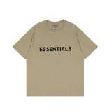 ss FOG ESSENTIALS American fashion brand loose high street embossed casual short-sleeve T-shirt for both men and women