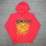 Cross-border foreign trade top version Sp555der spider web American style trendy unisex pullover hoodie