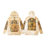 25ss cross-border American fashion Who decides war new American high street embroidered full-floral jacket PU leather jacket for men