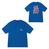 Dropshipping trendy brand short-sleeve T-shirt with dice lettering, basic style, American-style couple's summer outfit