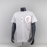 Syna World European and American trendy brand letter print high street hip-hop summer casual trendy short-sleeve T-shirt for men