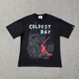 American fashion brand WARREN-LOTAS skull demon grim reaper street style printed short-sleeve casual T-shirt for men and women couples