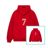 FOG Essentials heavyweight high street fashion brand hooded sweatshirt with fleece lining for autumn and winter, suitable for couples, men and women