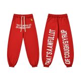 High-end foreign trade version of  THAT'S A AWFUL LOT OF COUGH SYRUP  printed all-over hoodie and pants set