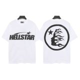 New cross-border HELL trendy high-quality vintage distressed T-shirt, loose fit printed short-sleeve T-shirt, unisex style for couples