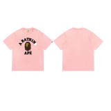 Original brand dropshipping cross-border hot-selling BAPE long-term stable supply double-thread men's and women's casual sports short-sleeve T-shirts