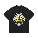 REPRESENT REP Doberman American fashion brand vintage casual loose retro shark short-sleeve t-shirt for men