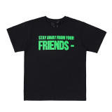 Cross-border supply: Trendy brand LONE Sakura short-sleeve T-shirt with sketch embroidery, lip print, and graffiti print