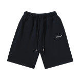 High-quality OFF-WHITE American streetwear brand brushed graffiti arrow shorts, summer casual shorts for men and women