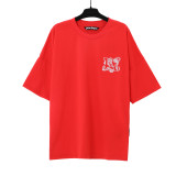 Cross-border foreign trade pa angel European and American trendy brand large logo letter high street unisex couple loose short-sleeve T-shirt ins