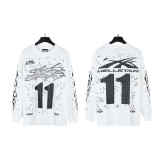 Cross-border Hellstar T-Shirt, autumn fashion, trendy high street loose long-sleeve T-shirt for men and women