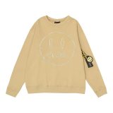 DREW ICON Smiling Sunflower Print Justin Bieber Trendy Unisex Casual Loose Hoodie Sweatshirt