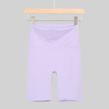 In-stock original label seamless five-point yoga pants, high-waisted, butt-lifting, tight-fitting cycling pants, quick-dry, suitable for outdoor fitness and yoga