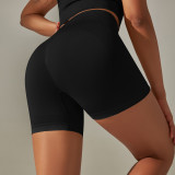 Cross-border seamless peach back five-piece set: solid color high-waisted tight-fitting jacquard backless bra, tank top, and yoga pants set