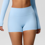 In-stock cross-border double-sided brushed tight-fitting breathable solid color training yoga wear eight-piece set for women's sports, running, and fitness