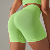 New cross-border European and American solid color high-elastic yoga outfit four-piece set, running sports bra, fitness yoga pants for women