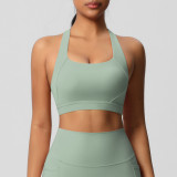 New cross-border yoga fleece vest sports bra, shockproof high-intensity Pilates running fitness yoga wear