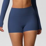 In-stock cross-border double-sided brushed tight-fitting breathable solid color training yoga wear eight-piece set for women's sports, running, and fitness