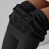 Cross-border extra-large size thickened pearl velvet leggings 300g, popular autumn and winter high-elasticity warm outerwear one-piece pants