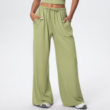 New cross-border solid color brushed breathable tight-fitting high-elastic yoga outfit set for sports, running, fitness, and yoga - three-piece set