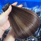 Human hair wigs, hand-knitted hair wefts for women, human hair genius weft bundles, European and American cross-border