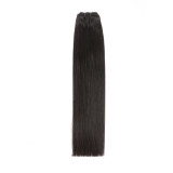 12A double drawn bundles human hair wig 100g Peruvian human hair