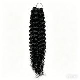 Feather hair extensions made from real human hair 50g/100g Human Crochet Hair Curly