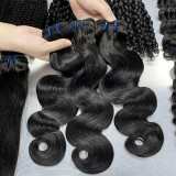 12A European and American real human hair wig, body wave human hair, women's hair bundle