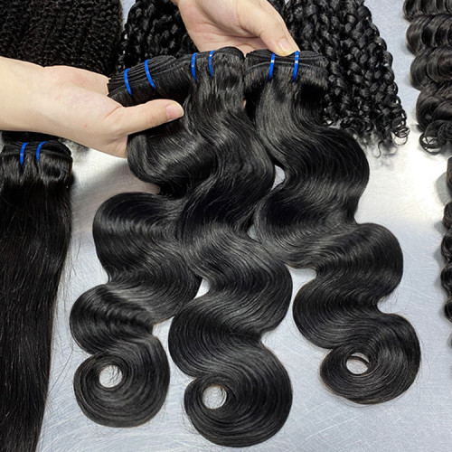 12A European and American real human hair wig, body wave human hair, women's hair bundle