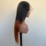 European and American cross-border lace front wigs made of real human hair Factory Stw Human Hair Wigs13x4