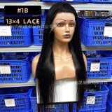Human hair wigs 13*4 African head cover for women, full head cover, human hair wigs for cross-border export