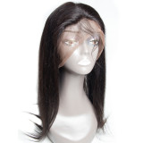 360 full Lace Frontal Closure 22.5x4x2 Brazilian human hair