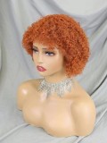 12A Brazilian Human Hair Short Curly Wig High quality Pixie