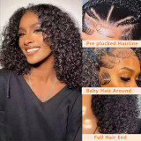pixie curly human hair wig 12A real human hair wig 250 density pixie curly hair