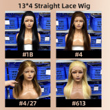 Human hair wigs 13*4 African head cover for women, full head cover, human hair wigs for cross-border export
