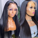 Straight Human Hair is a hot-selling product on AliExpress, popular among European and American women for its long straight hair lace wigs