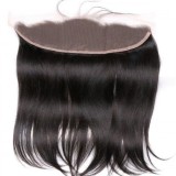 13by4 frontal Transparent lace huamn hair prepluck with baby