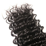 Peruvian Deep Wave Human Hair Extensions 3PCS suitable for black people