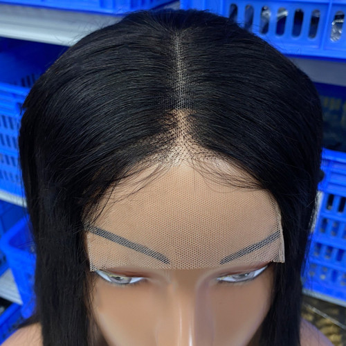 4*4SDD human hair bone straight wig from Vietnam