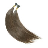 European and American cross-border real human hair i-tip hair extensions, 50g hair bundle, seamless hair extensions for foreign trade