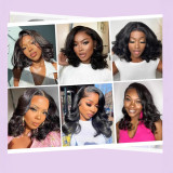 Bouncy Vetinam quality 20 inches 5by5 300g human hair wigs cross-border