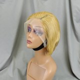 Color Pixie Cut Wig Short Bob Wigs Straight Human Hair Wigs