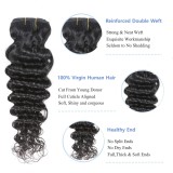 9A human hair bundle with body wave.Human hair wigs can be permed and dyed