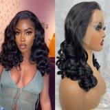 300% Density Egg Roll Wave 13x4 Frontal Wig Bouncy Loose wig